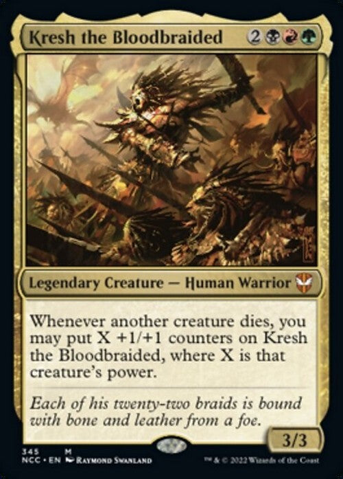 Kresh the Bloodbraided ~ Commander: Streets of New Capenna [ NM ] [ Magic MTG ]