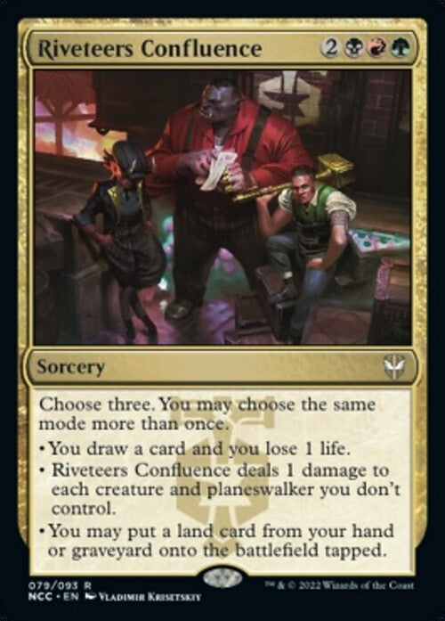 Riveteers Confluence ~ Commander: Streets of New Capenna [ NM ] [ Magic MTG ]
