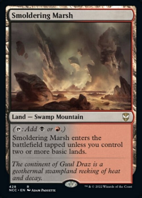 Smoldering Marsh ~ Commander: Streets of New Capenna [ NM ] [ Magic MTG ]