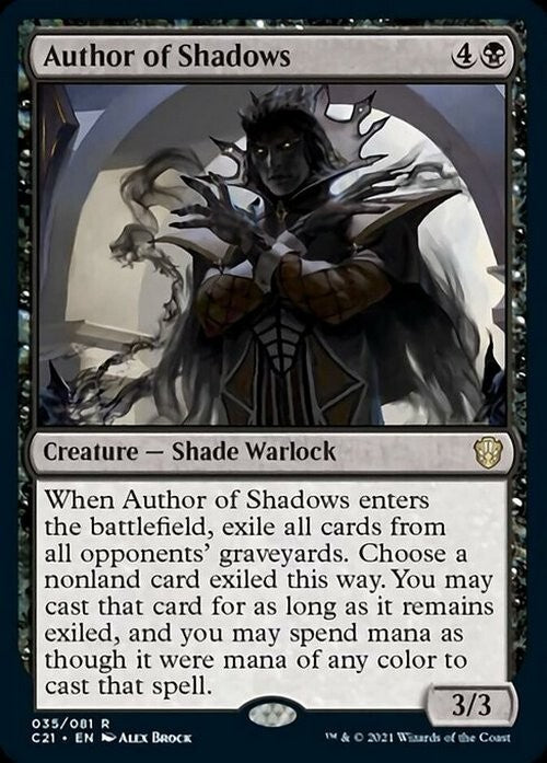 Author of Shadows ~ Commander: Strixhaven [ NearMint ] [ Magic MTG ]