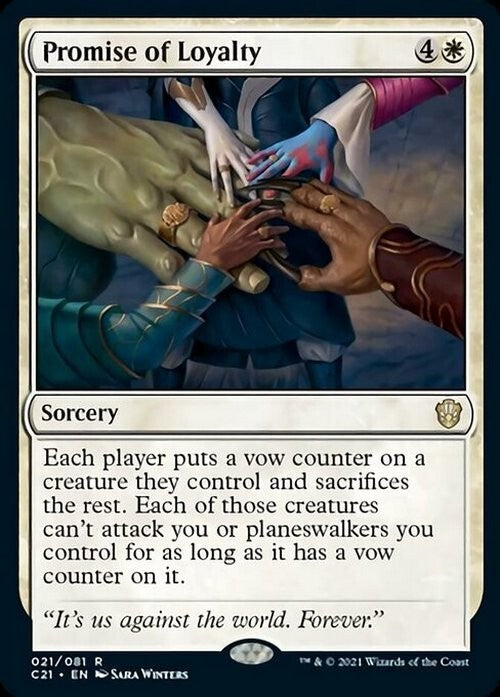 Promise of Loyalty ~ Commander: Strixhaven [ NearMint ] [ Magic MTG ]