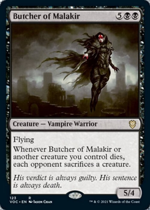 Butcher of Malakir ~ Commander: Crimson Vow [ NM ] [ Magic MTG ]
