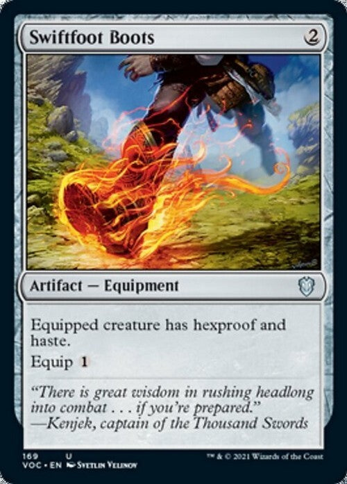 Swiftfoot Boots ~ Commander: Crimson Vow [ NM ] [ Magic MTG ]