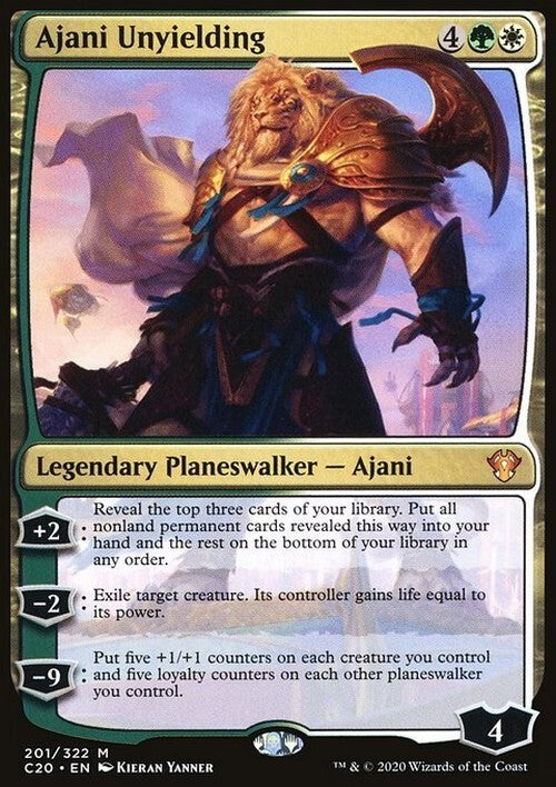 Ajani Unyielding ~ Commander: Ikoria [ NearMint ] [ Magic MTG ]