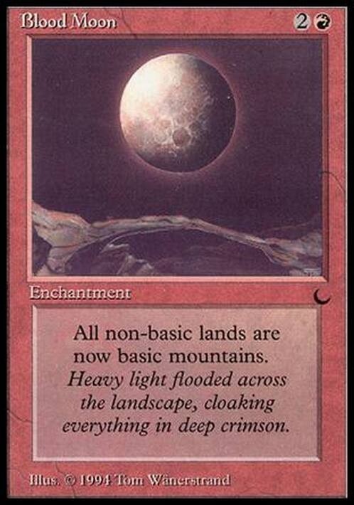 Blood Moon ~ The Dark [ NearMint/Excellent+ ] [ Magic MTG ] - London Magic Traders Ltd