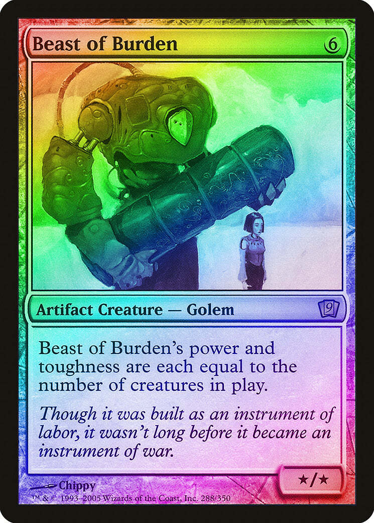 FOIL Beast of Burden ~ Ninth Edition [ Excellent ] [ Magic MTG ]