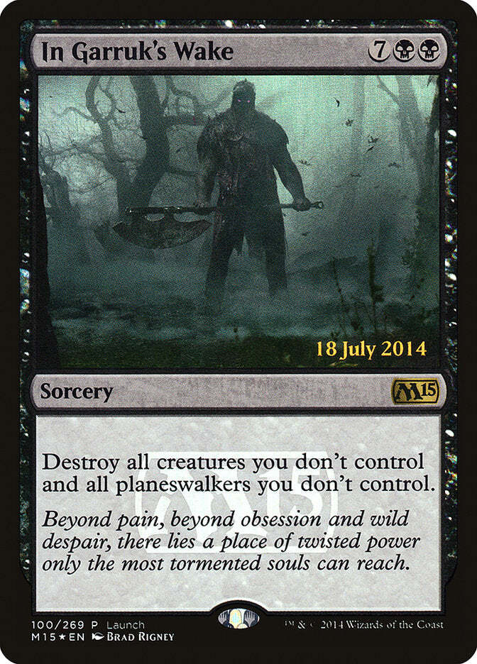 FOIL In Garruk's Wake ~ Release Magic 2015 [ Excellent ] [ Magic MTG ] - London Magic Traders Ltd