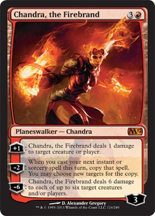Chandra, the Firebrand ~ Magic 2012 [ Excellent ] [ Magic MTG ]