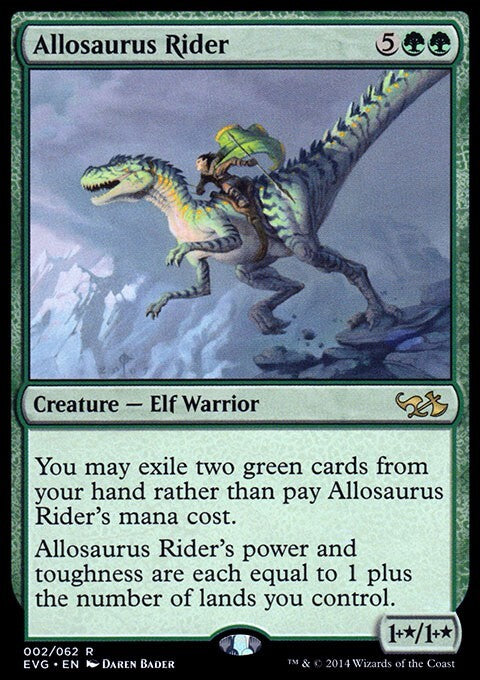 Allosaurus Rider ~ Duel Decks: Anthology [ Excellent ] [ Magic MTG ]