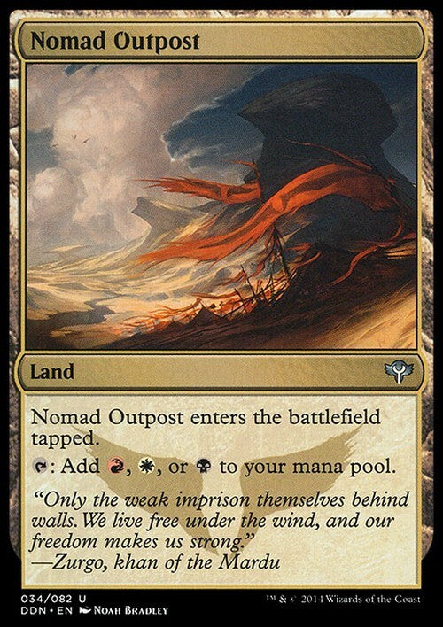 Nomad Outpost ~ Duel Decks [ Excellent ] [ Magic MTG ]