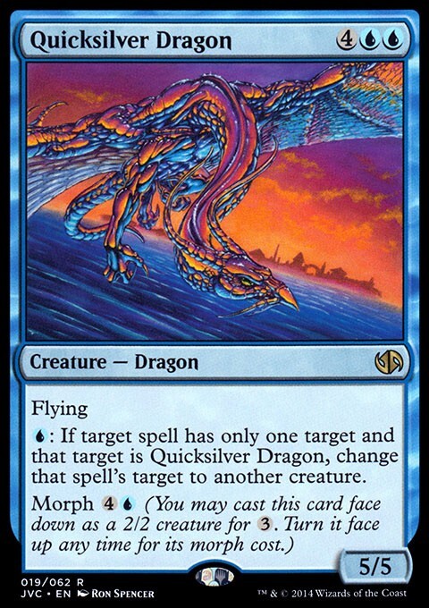 Quicksilver Dragon ~ Duel Decks: Anthology [ Excellent ] [ Magic MTG ]