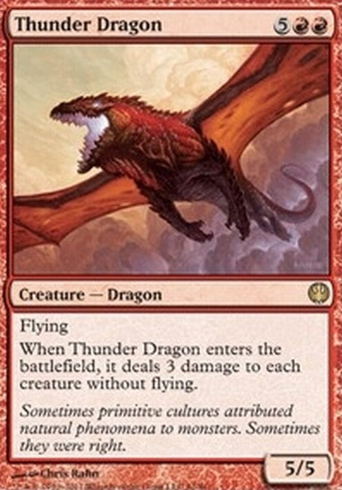 Thunder Dragon ~ Duel Decks [ Excellent ] [ Magic MTG ]