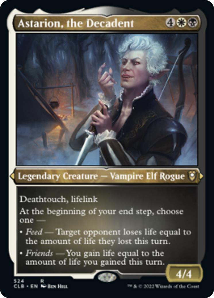 FOIL ETCHED Astarion, the Decadent ~ Commander Legends 2 [ NM ] [ Magic MTG ]
