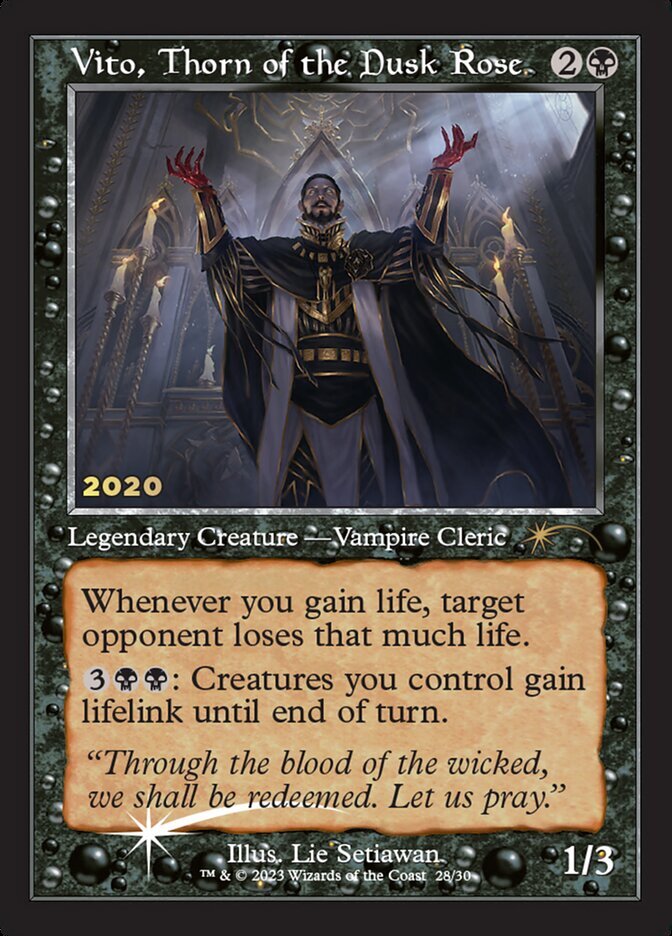 FOIL Vito, Thorn of the Dusk Rose ~ 30th Anniversary  [ NearMint ] [ Magic MTG ]