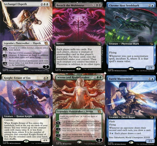Choose your BORDERLESS / Extended ~ March of the Machine [ NM ]  [ Magic MTG ]