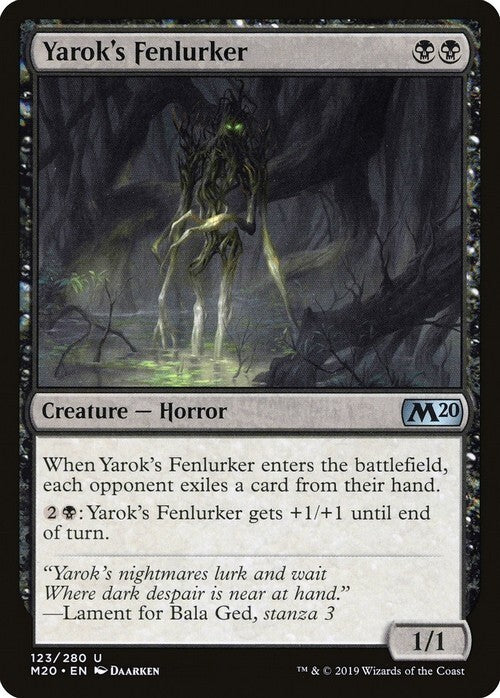 Yarok's Fenlurker ~ Core 2020 [ Excellent ] [ Magic MTG ] - London Magic Traders Ltd