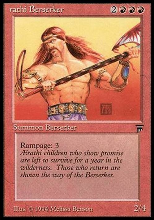 Aerathi Berserker ~ Legends [ PLAYED ] [ Magic MTG ]
