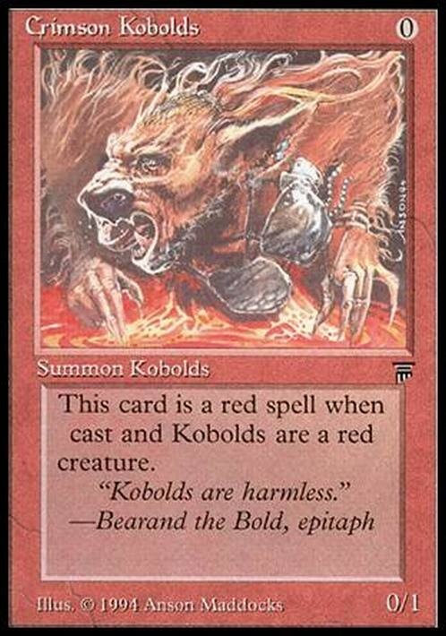 Crimson Kobolds ~ Legends [ PLAYED ] [ Magic MTG ]