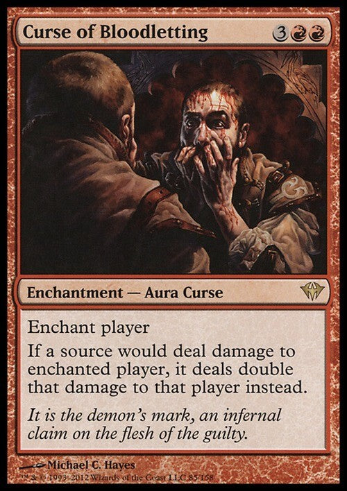 Curse of Bloodletting ~ Dark Ascension [ Excellent ] [ Magic MTG ]