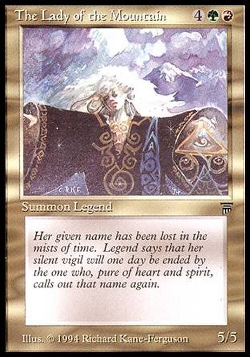 The Lady of the Mountain ~ Legends [ Excellent ] [ Magic MTG ]