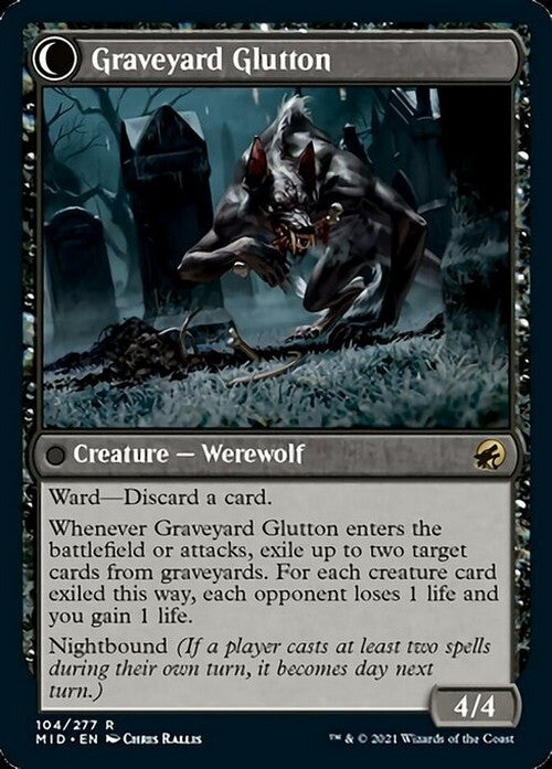 Graveyard Trespasser ~ Midnight Hunt [ NearMint ] [ Magic MTG ]