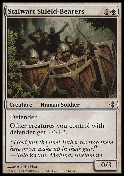 Stalwart Shield-Bearers ~ Rise of the Eldrazi [ Excellent ] [ Magic MTG ]