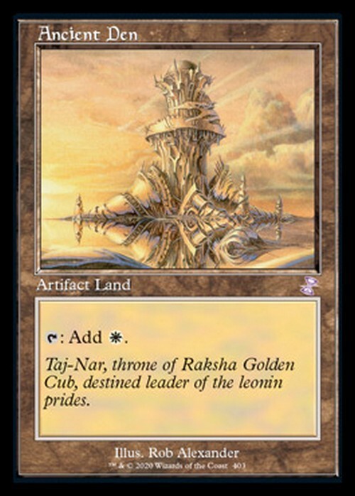 Ancient Den ~ Time Spiral Remastered [ NearMint ] [ Magic MTG ]
