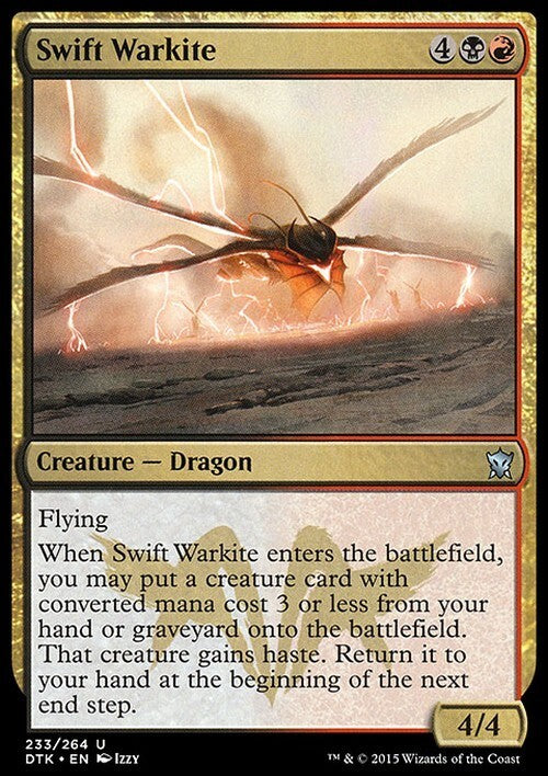 Swift Warkite ~ Dragons of Tarkir [ Excellent ] [ Magic MTG ]