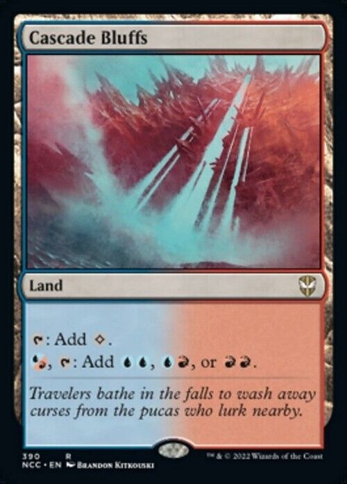 Cascade Bluffs ~ Commander: Streets of New Capenna [ NM ] [ MTG ] - London Magic Traders Limited