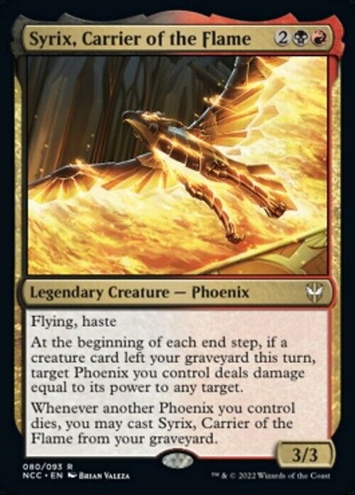 Syrix, Carrier of the Flame ~ Commander: Streets of New Capenna [ NM ] [ MTG ] - London Magic Traders Limited