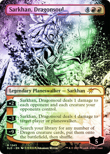 FOIL BORDERLESS Sarkhan, Dragonsoul ~ Secret Lair [ NearMint ] [ Magic MTG ] - London Magic Traders Limited