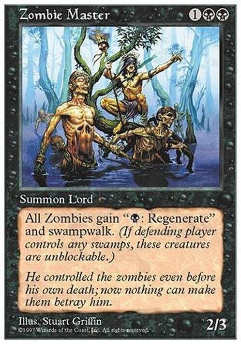 Zombie Master ~ Fifth Edition [ Excellent ] [ Magic MTG ] - London Magic Traders Limited