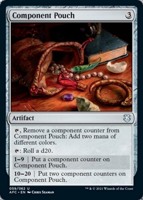 Component Pouch ~ Commander: Adventures in the Forgotten Realms [ NM ] [ MTG ] - London Magic Traders Limited