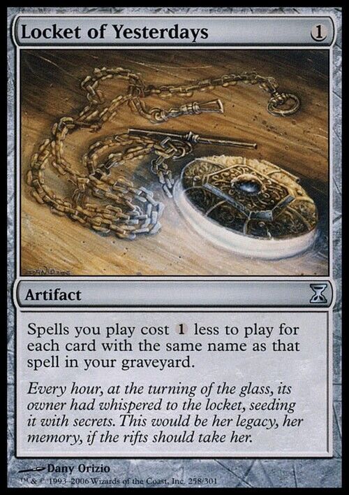 Locket of Yesterdays ~ Time Spiral [ Excellent ] [ Magic MTG ] - London Magic Traders Limited