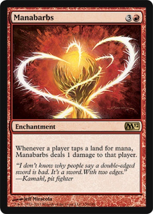 Manabarbs ~ Magic 2012 [ Excellent ] [ Magic MTG ]