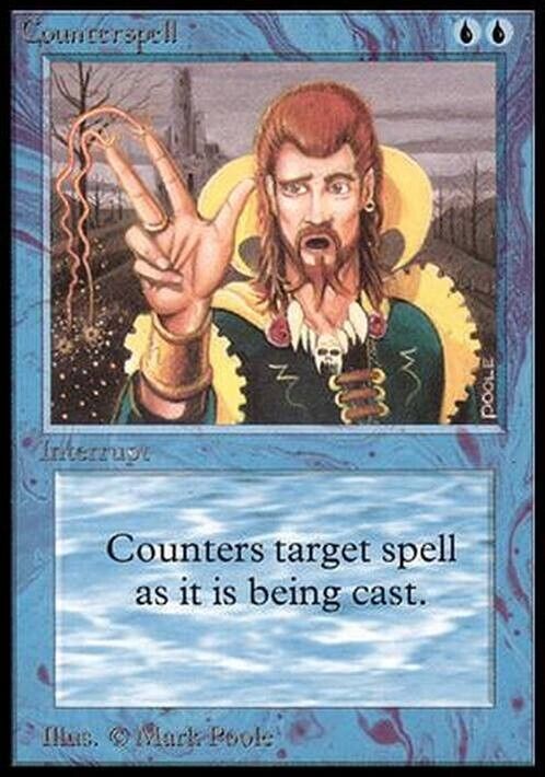 Counterspell ~ Limited Edition BETA [ MODERATELY PLAYED ] [ Magic MTG ] - London Magic Traders Limited