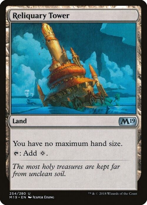 Reliquary Tower ~ Core 2019 [ NearMint ] [ Magic MTG ] - London Magic Traders Limited