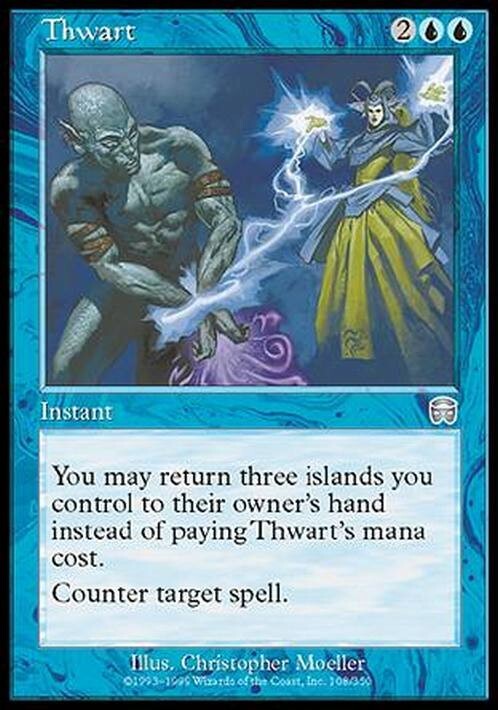 Thwart ~ Mercadian Masques [ Excellent ] [ Magic MTG ]