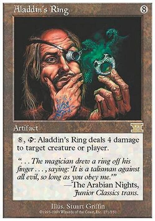 Aladdin's Ring ~ Sixth Edition [ MODERATELY PLAYED ] [ Magic MTG ] - London Magic Traders Limited