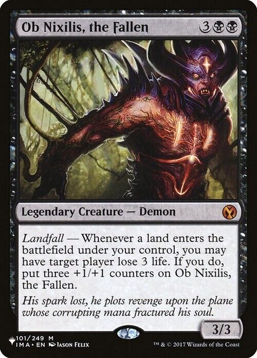 Ob Nixilis, the Fallen ~ The List [ NearMint ] [ Magic MTG ] - London Magic Traders Limited