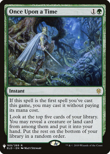 Once Upon a Time ~ The List [ NearMint ] [ Magic MTG ]