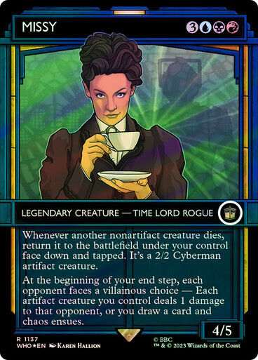 FOIL + SURGE Missy ~ Commander: Doctor Who [ NM ] [ Magic MTG ] - London Magic Traders Limited