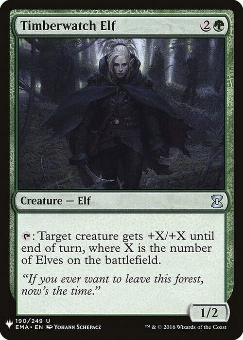 Timberwatch Elf ~ Mystery Booster [ NearMint ] [ Magic MTG ]