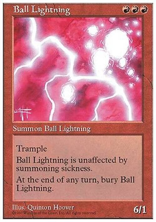 Ball Lightning ~ Fifth Edition [ Excellent ] [ Magic MTG ]