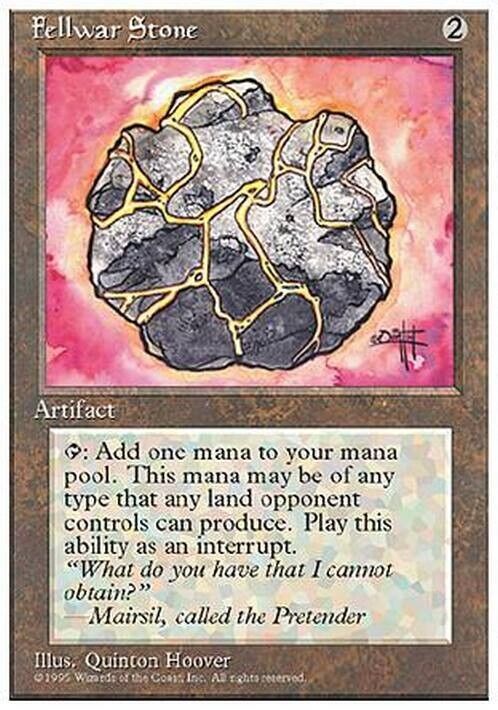 Fellwar Stone ~ Fourth Edition [ Excellent ] [ Magic MTG ] - London Magic Traders Limited