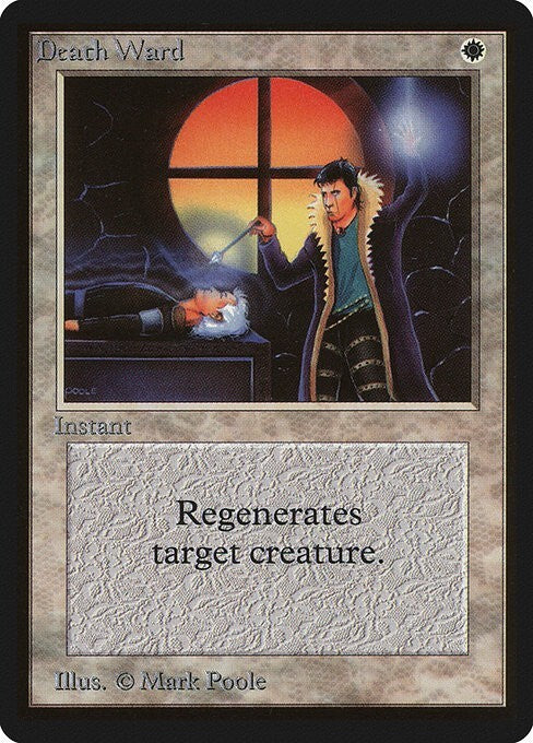 Death Ward ~ Limited Edition BETA [ PLAYED ] [ Magic MTG ]