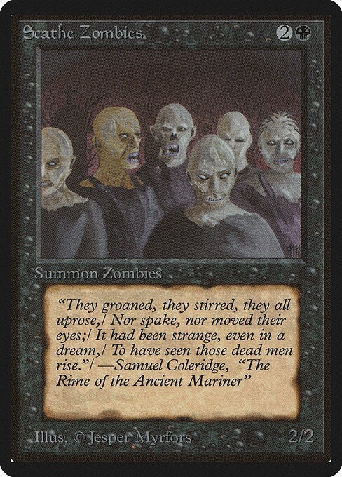 Scathe Zombies ~ Limited Edition BETA [ Excellent ] [ Magic MTG ]