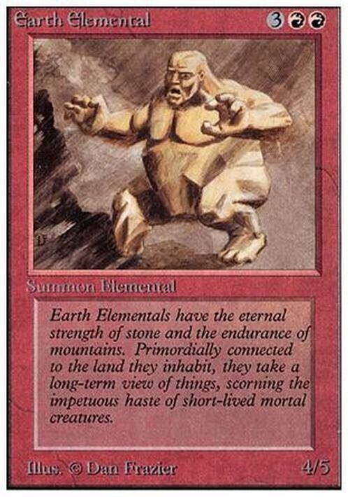 Earth Elemental ~ Unlimited [ Excellent ] [ Magic MTG ] - London Magic Traders Limited