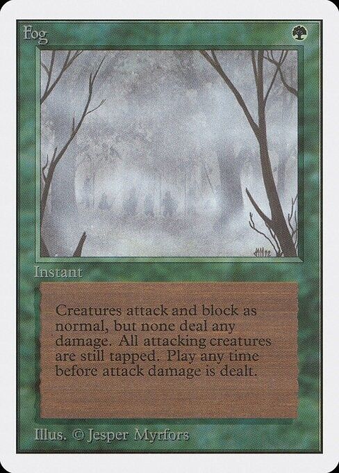 Fog ~ Unlimited [ MODERATELY PLAYED ] [ Magic MTG ] - London Magic Traders Limited
