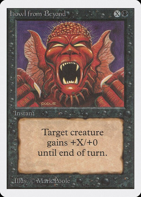 Howl from Beyond ~ Unlimited [ Excellent ] [ Magic MTG ]